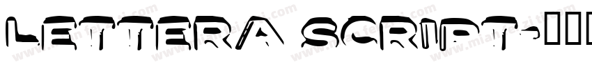 Lettera Script字体转换
